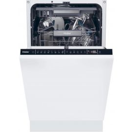 Haier Посудомийна машина Haier вбудована, 10компл., A+++, 45см, дисплей, інвертор, 3й кошик, білий