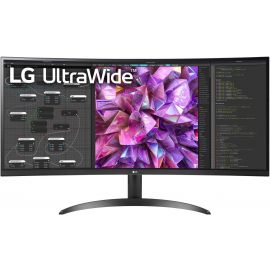 LG Монітор 34" 34WQ60C-B 2xHDMI, DP, Audio, IPS, 3440x1440, 21:9; sRGB 99%, CURVED, HDR10
