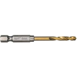 Milwaukee Свердло по металу RedHEX HSS-G TiN, 4х26х71.5мм, 2шт