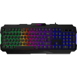 MSI Клавіатура мембранна MSI FORGE GK100 104key, USB-A, EN/UKR/RU, ColorLED, чорний