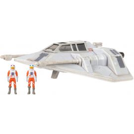 Star Wars Ігрова колекційна фігурка Medium Vehicle Транспорт та фігурка Snowspeeder (Luke Skywalker) 12.5см