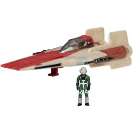 Star Wars Ігрова колекційна фігурка Small Vehicle Транспорт та фігурка A-Wing 7.5см