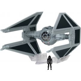 Star Wars Ігрова колекційна фігурка Small Vehicle Транспорт та фігурка TIE Interceptor 7.5см