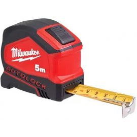 Milwaukee Рулетка Tape Measure Autolock, 5мх25мм, з фіксатором змотування, АБС-пластик