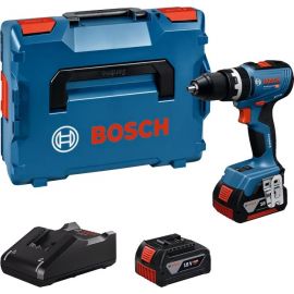 Bosch Шурупокрут-дриль акумуляторний GSB 18V-65 18В 2х5А·год 31·65Нм 0-2100об·хв ЗП GAL18V-40 кейс 1.12кг