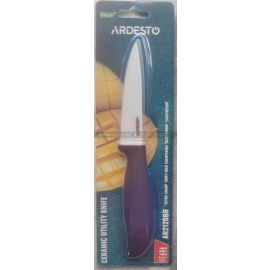 ARDESTO Ніж керамічний універсальний Fresh, 10см, кераміка, пластик, коричневий