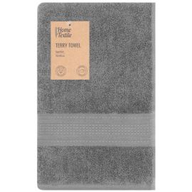 ARDESTO Рушник махровий SuperSoft 70х140см, 100% бавовна, сірий
