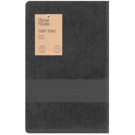 ARDESTO Рушник махровий SuperSoft 70х140см, 100% бавовна, сірий темний