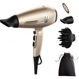 Rowenta Фен Pro Expert Tresor Collection, 2200Вт, 3 режими, іоніз-я, дифузор, 2 концентратора, хол. обдув, чохол, заколка, бронзовий