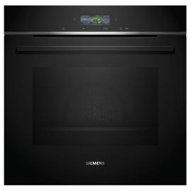 Siemens Духова шафа електрична, 71л, A+, дисплей, конвекція, піроліз, чорний