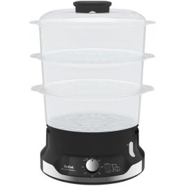 Tefal Пароварка Ultracompact, 800Вт, об'єм-9л, резервуар для води -1л, механічне керув., пластик, чорний