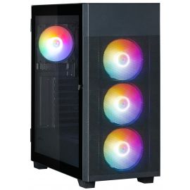 Корпус Zalman S5 Neo без БП, 1xUSB3.1, 1xUSB2.0, 4x120мм FRGB, VGA 390мм, LCS ready, TG Side Panel, ATX, чорний