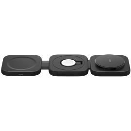 Зарядний пристрій бездротовий Belkin 3в1 Travel Pad Wireless Qi2 15Вт, чорний