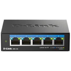 Комутатор D-Link DMS-105 5x2.5GE, Некерований