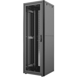 Шафа MIRSAN 19", 26U, GTN, перфоровані двері, 600x800 мм, максимально 1000 кг, чорна