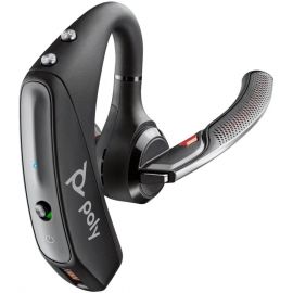 Гарнітура комп'ютерна стерео In-ear Poly Voyager 5200 UC з адаптером BT600, USB-A, Bluetooth, всеспрямований, Acoustic fence, чорний