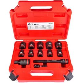 Набір торцевих головок Milwaukee, 1/2", 13шт, 10-24мм, кейс