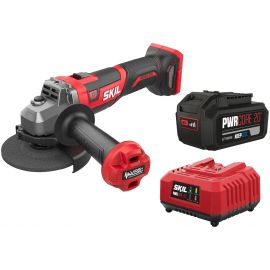 Шліфмашина кутова акумуляторна SKIL 3930 CB XP 125мм безщіткова 20В 1х5А·год 8500об·хв VRS+ плав. пуск 1.88кг