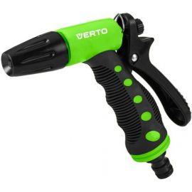 Зрошувач ручний Verto, пістолетний, 1/2"-3/4", 2 функції, регулювання напорурегулювання напору / розпилу води, тримач двокомпонентний