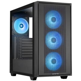 Корпус CHIEFTEC Gaming Hunter 3, без БЖ, 2xUSB3.0, 1xUSB3.2 Gen2 Type-C, 4x120мм ARGB, VGA 425мм, LCS ready, TG Side panel, EATX, чорний