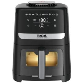 Мультипіч Tefal Easy Fry Silence Vision, 1670Вт, чаша-5л, сенсорне керув., 10 програм, з віконцем, пластик, чорний