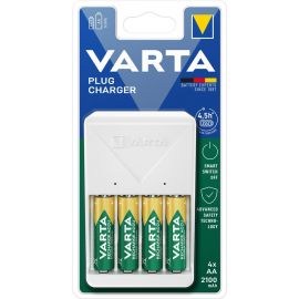 Зарядний пристрій Varta Plug Charger 4хNI MH AA2100 мА•год