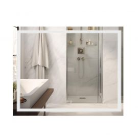 Дзеркало Qtap Mideya (DC-F614) 1000х800 з LED-підсвічуванням Touch, з антизапотіванням, димером, рег. яскравості QT2078F614W