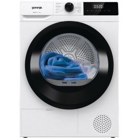 Сушильна машина Gorenje DHNE82/P тепловий насос, 8кг, А++, 60см, дисплей, білий