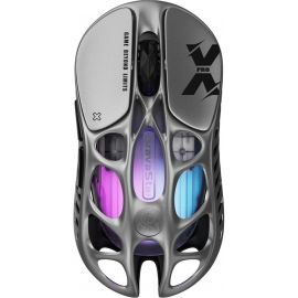 Миша GravaStar Mercury X Pro, 8K, BT/WL/USB-A, RGB, сірий