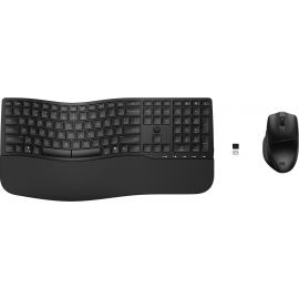 Комплект клавіатура та миша НР 680 Comfort Dual-Mode, BT, EN/UK, чорний