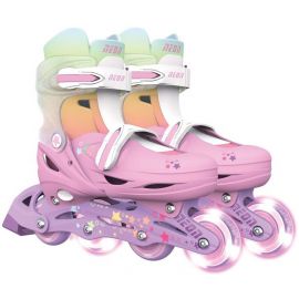 Роликові ковзани Neon Inline, розмір 30-33 веселка