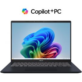 Ноутбук ASUS Vivobook 14 X1407QA-LY034W 14" WUXGA IPS, Snapdragon X1 26 100, 16GB, F512GB, UMA, Win11, Блакитний