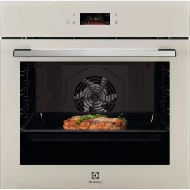 Духова шафа Electrolux електрична, 72л, A+, дисплей, конвекція, телескопічні напрямні, шампань