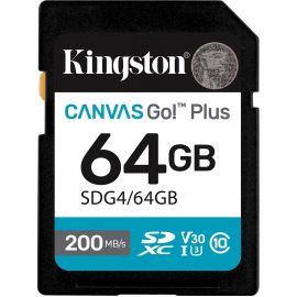 Карта пам'яті Kingston SD   64GB C10 UHS-I U3 V30 R200MB/s