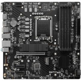 Материнcька плата MSI PRO B760M-P DDR4 s1700 B760 4xDDR4 M.2 HDMI DP D-Sub mATX