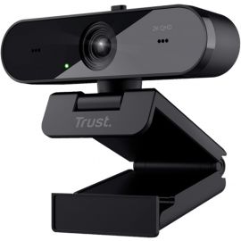 Вебкамера Trust Taxon ECO, 2K QHD, 30 fps, auto focus, OEM BOX, чорний
