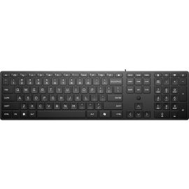 Клавіатура мембранна НР 320K, 109key, USB-A, EN/UK, чорний