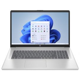 Ноутбук HP 17-cp3000ua 17.3" FHD IPS AG, AMD R7-7730U, 16GB, F1024GB, UMA, Win11, сріблястий