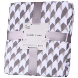Плед Ardesto Flannel, 200х220см, 100% поліестер, геометрія