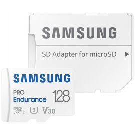 Карта пам'яті Samsung microSD 128GB C10 UHS-I R180MB/s PRO Endurance + SD