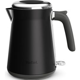 Електрочайник Tefal Collection 1.68л, Strix, нерж. сталь, чорний