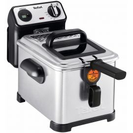 Фритюрниця Tefal Filtra Pro, 2400Вт, ємність-3л, механічне керув., від 150°C до 190°C нержавіюча сталь, чорний