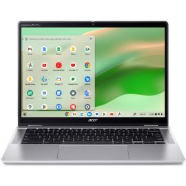 Ноутбук Acer Chromebook Spin CP314-2HN 14" WUXGA IPS Touch, Intel i3-N305, 8GB, F256GB, UMA, ChromeOS, сріблястий