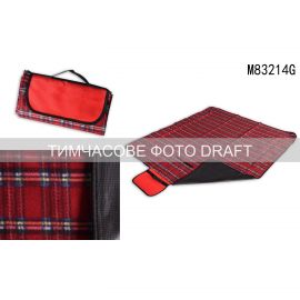 Плед Ardesto Picnic 130х170см, 100% поліестер, клітинка червоний