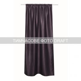 Штора Ardesto 150х270см, блекаут мікровелюр, 100% поліестер, коричневий