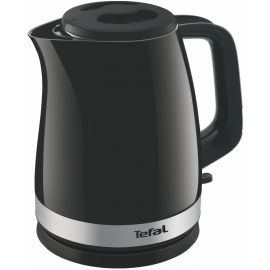 Електрочайник Tefal Delfini 1.7л, пластик, сріблясто-чорний
