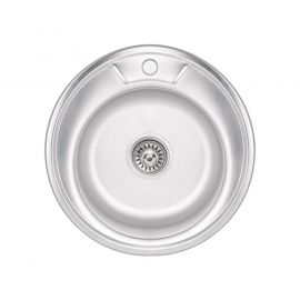 Кухонна мийка Brinex 490-A 0,6 мм Satin (BRIN490SAT06)