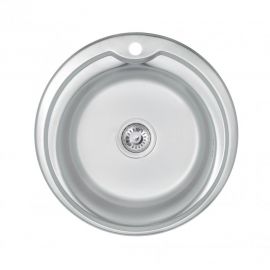 Кухонна мийка Brinex 510-D 0,8 мм Satin (BRIN510SAT08)
