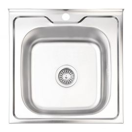 Кухонна мийка Brinex 5050 0,6 мм Satin (BRIN5050SAT06)