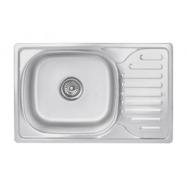 Кухонна мийка Brinex 6642 0,8 мм Satin (BRIN6642SAT08)